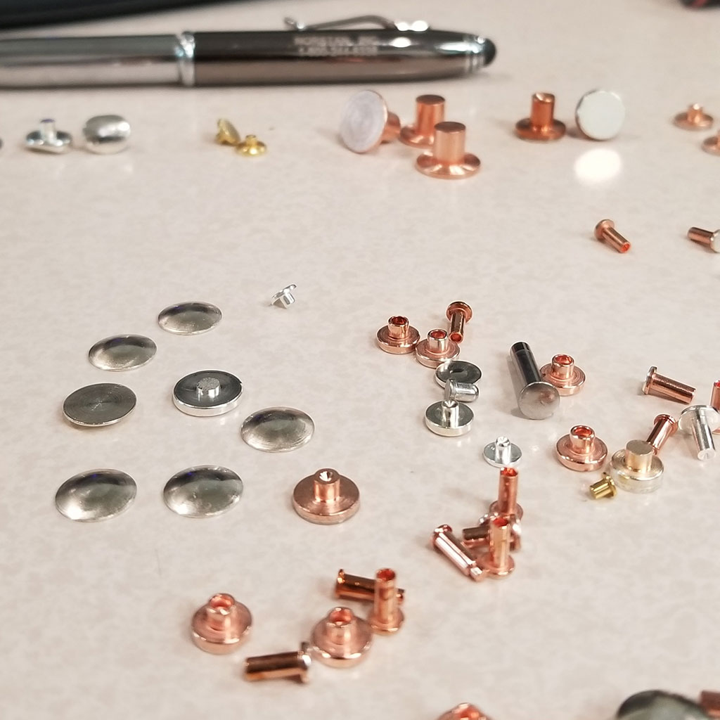 thumbnail image 2 of 20x Norstan 70049/05 Composite Electrical Contact Rivets - Copper/OFHC/Silver Alloy 2 of 5